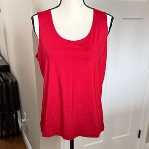 Chico's Bright Red Scoop Neck Tank